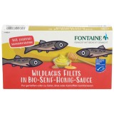 Fontaine File Somon Salbatic in Sos Bio de Mustar si Miere 200g