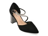 Pantofi eleganti FLAVIA PASSINI negri, V1822, din piele intoarsa