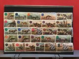 MALUKU SELATAN-FAUNA-serie de 26 timbre nwstampilate