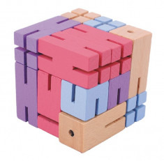Joc logic 3D puzzle Figurina violet foto