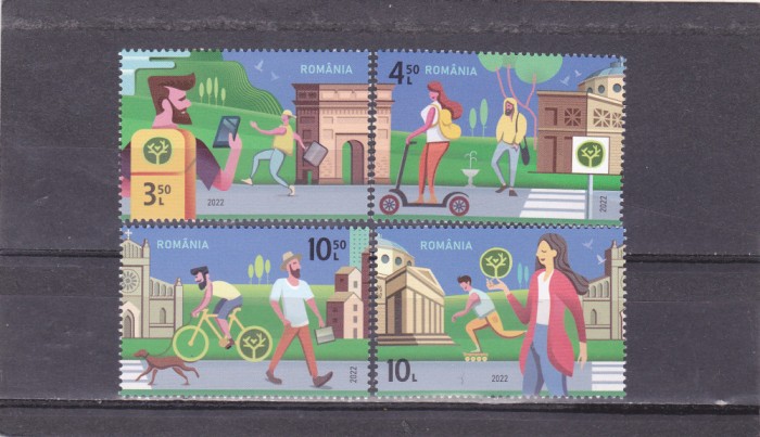 ROMANIA 2022 VINEREA VERDE, SERIE,LP 2355 MNH**