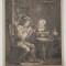 LE FLUTEUR , CANTARET DIN FLUIER , GRAVURA de J.P. LE BAS , 1746