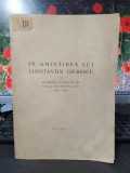 &Icirc;n amintirea lui Constantin Giurescu hartă Brăila 1830 București 1944 128