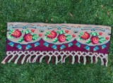 Lucru de mana cusatura in punct kilim / chilim, traversa de sus pentru fereastra, usa, sau poate fi si peretar