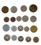 Romania - Lot 19 monede vechi, unele cu defecte