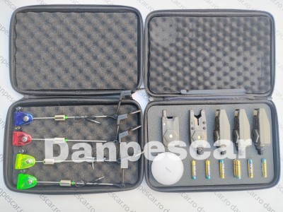 Set 4 Avertizori cu Statie SAIMINO 518 RXL + SET 4 Swinger MKM2 cu iluminare foto