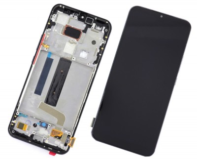 Display Xiaomi Mi 10 Lite 5G OLED cu Rama Black Negru foto