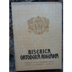 BISERICA ORTODOXA ROMANA. BULETINUL ANUL CVII NR.11-12 NOIEMBRIE-DECEMBRIE 1989