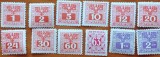 AUSTRIA-&#039;&#039;UZUOALE&#039;&#039;-taxe porto- SET DE-12Val.-MNH -NESTAMP, Nestampilat