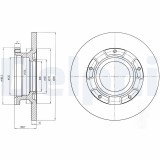 DELPHI BG4008 Disc frana