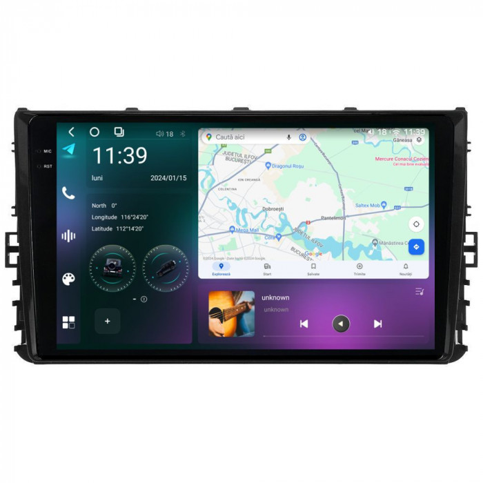 Navigatie dedicata cu Android VW Polo VI dupa 2017, 12GB RAM, Radio GPS Dual