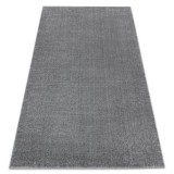 Covor Soft 2485 culoare, solidă gri , 80x150 cm, Dreptunghi, Polipropilena