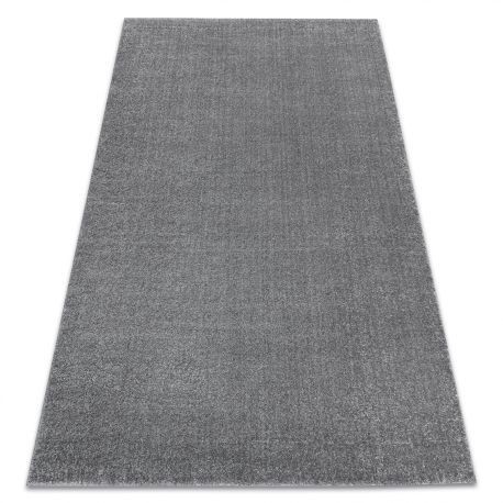 Covor Soft 2485 culoare, solidă gri , 80x150 cm
