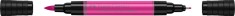 PITT ARTIST PEN DUAL MARKER ROZ PURPURIU MEDIU 125 FABER-CASTELL foto