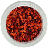 Decora&Aring;&pound;iuni unghii - cercuri cu sclipici, portocaliu &Atilde;&reg;nchis