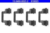 Set accesorii placute frana Audi A4 B6, A4 B7, A5, A6 C6, A8 D3; VW California T5 Camper, Multivan T5, OE 3D0615231