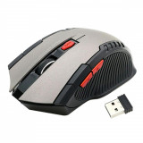 Mouse Optic Gaming Wireless, 1600 DPI, culoare Silver FAVLine Selection, Oem