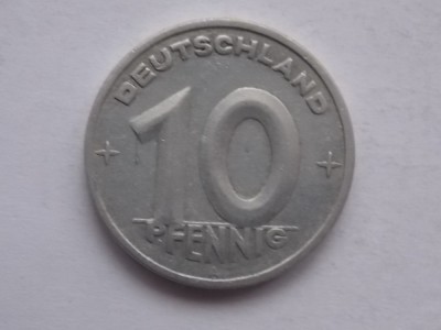10 PFENNIG 1949-A RDG foto
