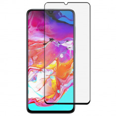 Folie Sticla MyScreen L!ite pentru Samsung Galaxy A70, Acopera tot ecranul, Full Glue, 9H, 0.33 mm, Negru foto