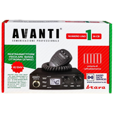 Statie Radio CB AVANTI Brava 12V 24V foto