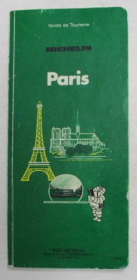 PARIS , GUIDE MICHELIN , 1988 foto