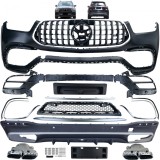 Kit caroserie difuzor spate grila radiator potrivit pentru Mercedes GLE V167 A Design-Line Performance AutoTuning