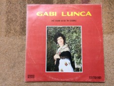 gabi lunca ma dusei si eu in codru album disc lp vinyl muzica lautareasca populara STM EPE 01372 VG+