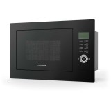 Cuptor cu microunde incorporabil Heinner HMW-25BIGBK, 25 l, 900 W