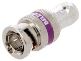 Conector BNC mufă tată 75&Omega; crimpată TRUE 360 B1855A