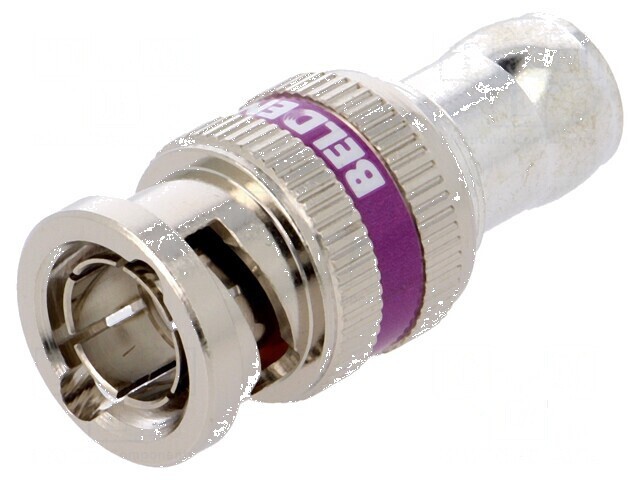 Conector BNC mufă tată 75&Omega; crimpată TRUE 360 B1855A