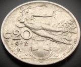Cumpara ieftin Moneda istorica 20 CENTESIMI - ITALIA, anul 1922 * cod 3362, Europa