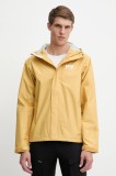Helly Hansen geaca SEVEN barbati, culoarea galben, 62047