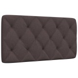 VidaXL Pernă pentru tăblie de pat maro &icirc;nchis, 100 cm, material textil