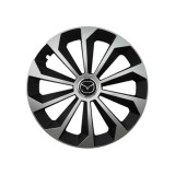 Set 4 Capace Roti 16 inchi (R16) Fame Gri-Negru, Compatibile Cu Mazda