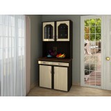 Dulap 90 Pal, 90x60x197 cm Wenge+Mesteacan