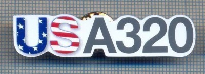 AX 992 INSIGNA - AVIATIE -USA320 (US A320) -SUA -PENTRU COLECTIONARI foto