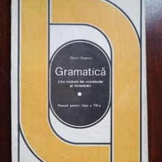 Gramatica (cu notiuni de vocabular si fonetica). Manual pentru clasa a VIII-a- Florin Popescu