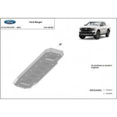 Scut metalic rezervor Ford Ranger 2023-prezent