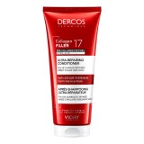 Balsam ultra-reparator cu peptide Pro-Colagen si acid citric Dercos Collagen 17 Filler, 200 ml, Vichy