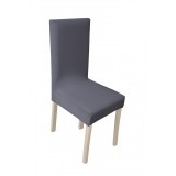 Husa scaun universal Studio Casa, bucatarie, living, bar, restaurant, din Spandex, Gri