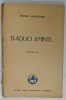 TI - ADUCI AMINTE ...de MIHAIL SADOVEANU , 1932