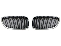 Grila masca fata fata BMW Seria 2 (F22), 03.2014-07.2021, partea stanga, type M-Tech; crom/negru; TUNING,