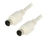 Cablu PS/2 Bq Cable 2m ecranat, conexiune PS/2-PS/2, diametru conductor 28AWG, diametru exterior 5mm