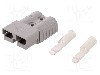 Conector alimentare DC, 0,6kV, 2 pini, seria SB&reg; 120, {{Dimensiune pin}}. ANDERSON POWER PRODUCTS - 6800G1