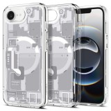 Husa pentru iPhone 16e - Spigen Ultra Hybrid Zero One MagSafe - White