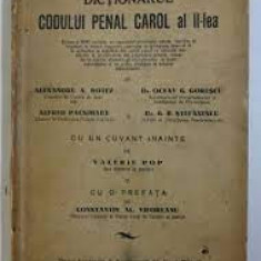 Dictionarul Codului Penal Carol al II-lea - Alexandru A. Botez