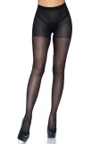 Dresuri Crotchless Leg Avenue Sheer Open Butt Pantyhose Negru, S-L
