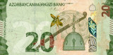 Bancnota Azerbaidjan 20 Manat 2021 - PNew UNC