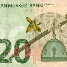 Bancnota Azerbaidjan 20 Manat 2021 - PNew UNC