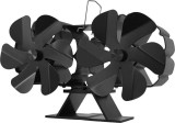 Ventilator Semineu Strend Pro Dublu 6 Pale Actionare Termica Negru